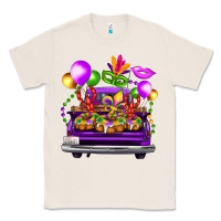 Natural mardi gras farm truck back view Classic Tee - FaDigitalArtStudio