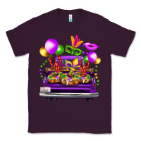 Plum mardi gras farm truck back view Classic Tee - FaDigitalArtStudio