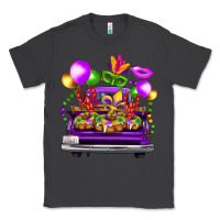 Smoke mardi gras farm truck back view Classic Tee - FaDigitalArtStudio