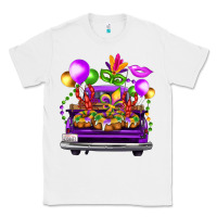 White mardi gras farm truck back view Classic Tee - FaDigitalArtStudio