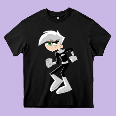 Danny Phantom Run Heavy Core Tee Designed By Artisfamous