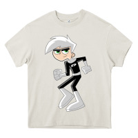 Cream danny phantom run Heavy Core Tee - artisFamous