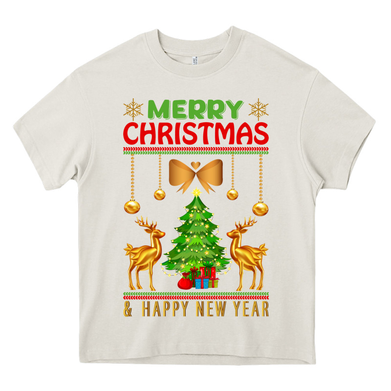 Merry Christmas Heavy Core Tee by artisFamous | Teevron