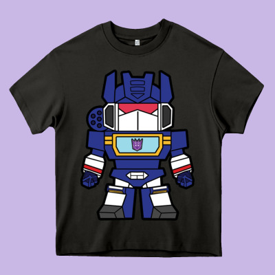 Soundwave Transformers Chibi Heavy Core Tee Designed By Artisfamous