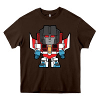 Chocolate Brown starscream chibi Heavy Core Tee - artisFamous