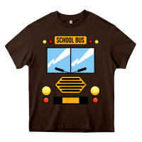 Chocolate Brown school bus costume cool halloween Heavy Core Tee - artisFamous