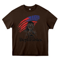 Chocolate Brown les deplorables Heavy Core Tee - artisFamous