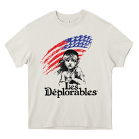 Cream les deplorables Heavy Core Tee - artisFamous
