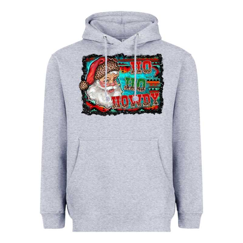 Ho Ho Howdy With Santa Heavyweight Hoodie by RanaPortraitStore | Teevron