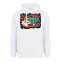 White ho ho howdy with santa Heavyweight Hoodie - RanaPortraitStore