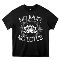 Black funny buddhist Heavy Core Tee - artisFamous