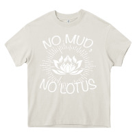 Cream funny buddhist Heavy Core Tee - artisFamous