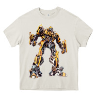 Cream transformers Heavy Core Tee - artisFamous