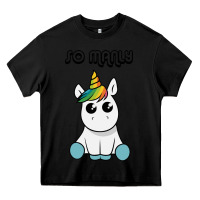 Black so manly funny unicorn Heavy Core Tee - artisFamous