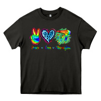Asphalt Peace Love Hairstylist Heavy Core Tee - Jasminsmagicworld