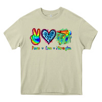 Mossy Peace Love Hairstylist Heavy Core Tee - Jasminsmagicworld