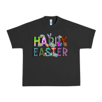 Pigment Black Happy Easter Urban Heavy Tee - CowhideDigitalArt