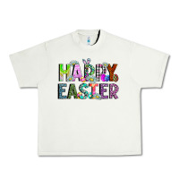 Pistachio Happy Easter Urban Heavy Tee - CowhideDigitalArt