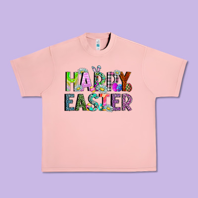 Happy Easter Urban Heavy Tee Designed By Cowhidedigitalart