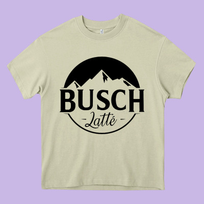 Busch Latte Heavy Core Tee Designed By Artisfamous
