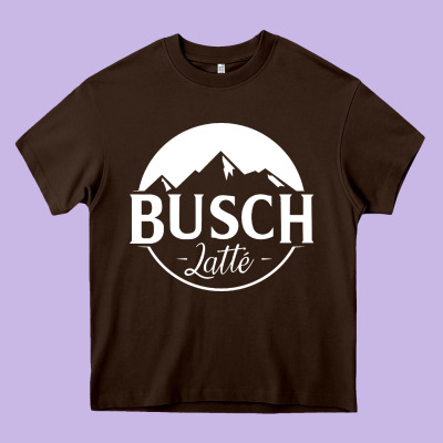 Busch Latte Heavy Core Tee Designed By Artisfamous