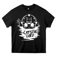 Black camp crystal lake sweatshirt Heavy Core Tee - artisFamous