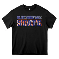 Black blue mountain state Heavy Core Tee - artisFamous
