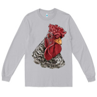 Moon Dust dominique rooster head Long Sleeve Tee - LillyAllenDesigns