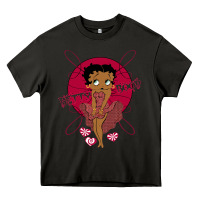 Asphalt Black Betty Boop Heavy Core Tee - artisFamous