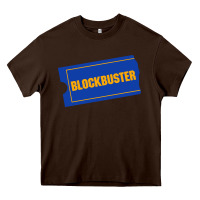 Chocolate Brown blockbuster ticket Heavy Core Tee - artisFamous