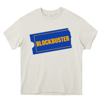 Cream blockbuster ticket Heavy Core Tee - artisFamous
