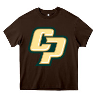Chocolate Brown Cal Poly CP Heavy Core Tee - artisFamous