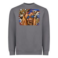 Storm 4th of July Highland Cattle Heavyweight Sweatshirt - RanaPortraitStore