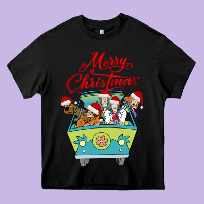 Scooby Doo Merry Christmas Heavy Core Tee Designed By Artisfamous