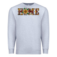 Heather Grey christmas home with windmill Premium Sweatshirt - RanaPortraitStore