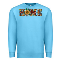 Ocean Blue christmas home with windmill Premium Sweatshirt - RanaPortraitStore