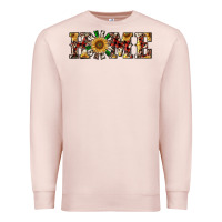 Pale Pink christmas home with windmill Premium Sweatshirt - RanaPortraitStore