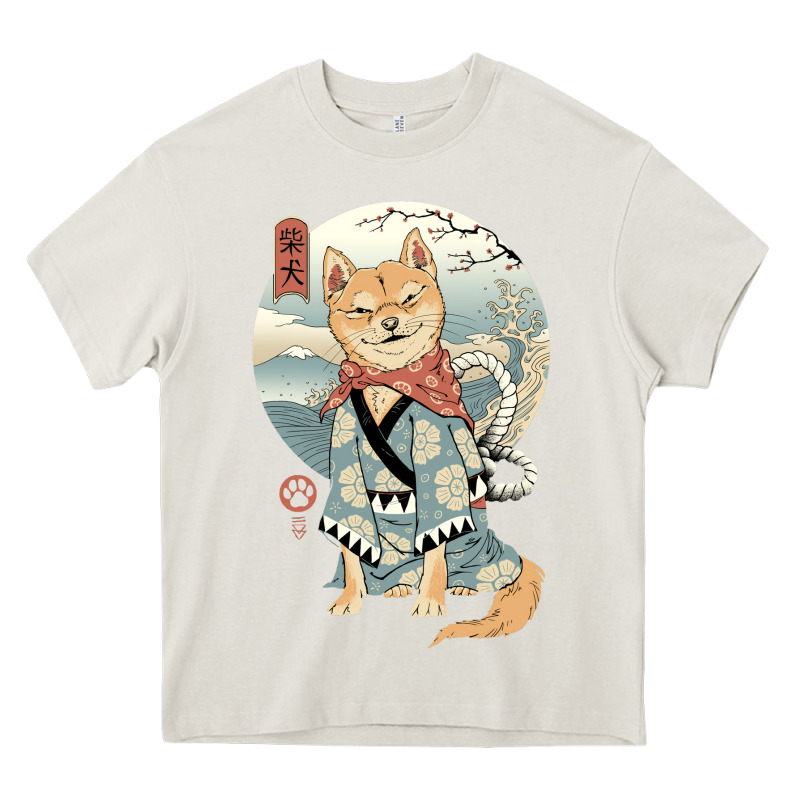 Shiba Inu Dog Japan Heavy Core Tee by artisFamous | Teevron