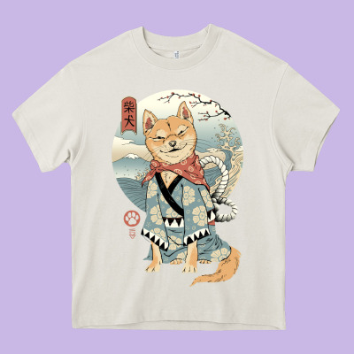 Shiba Inu Dog Japan Heavy Core Tee Designed By Artisfamous
