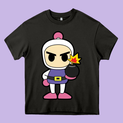 Bomberman Heavy Core Tee Designed By Artisfamous