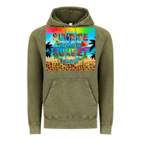 Vintage Olive sunrise sunburn sunset repeat Vintage Hoodie - Artiststas