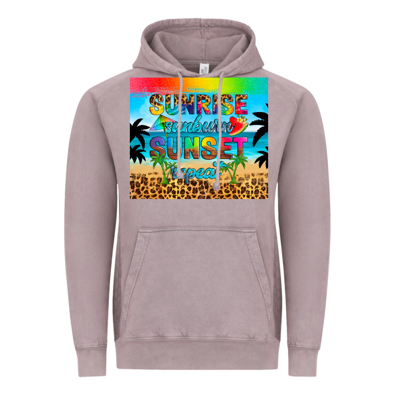 Sunrise Sunburn Sunset Repeat Vintage Hoodie by Artiststas | Teevron