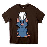 Chocolate Brown ratatouille remy Heavy Core Tee - artisFamous