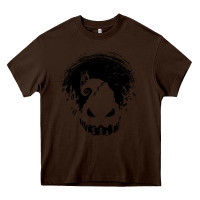 Chocolate Brown jacks nightmare Heavy Core Tee - artisFamous