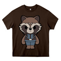 Rocket Racoon Chibi Heavy Core Tee | Teevron
