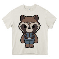 Cream rocket racoon chibi Heavy Core Tee - artisFamous