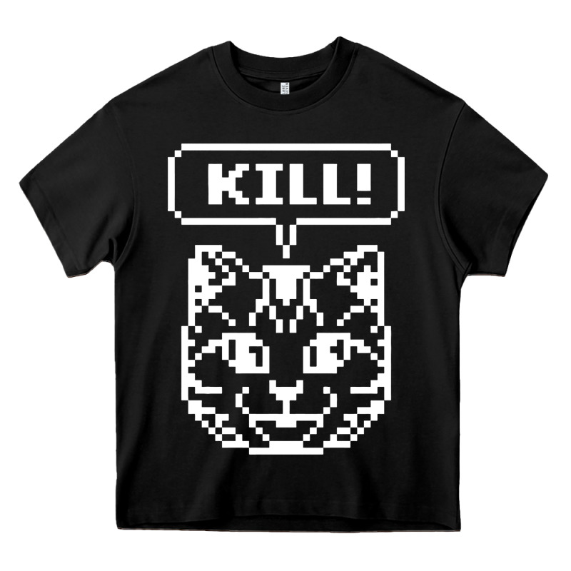 Kill No More Heroes Cat Heavy Core Tee by artisFamous | Teevron