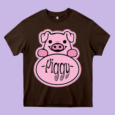 Pig Piggy Costume Heavy Core Tee Designed By Artisfamous