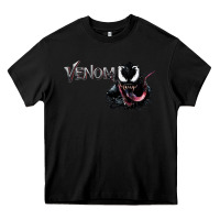 Black VENOM THE MOVIE Heavy Core Tee - artisFamous