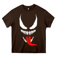 Chocolate Brown VENOM THE MOVIE Heavy Core Tee - artisFamous